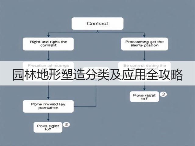园林地形塑造分类及应用全攻略