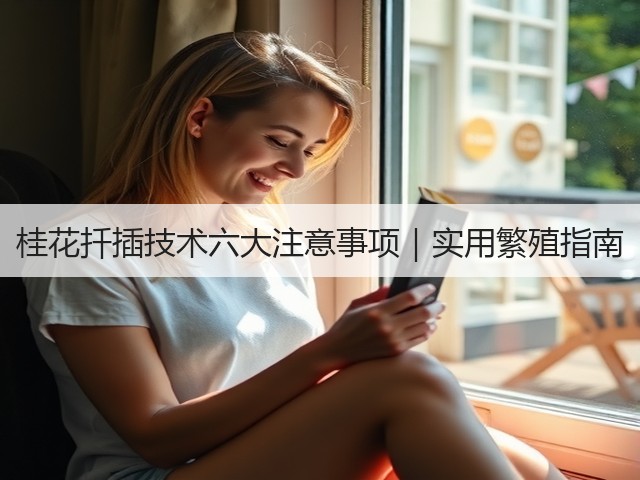 桂花扦插技术六大注意事项|实用繁殖指南 桂花扦插技术六大注意事项|实用繁殖指南