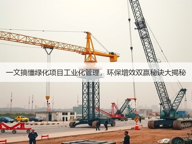 一文搞懂绿化项目工业化管理,环保增效双赢秘诀大揭秘 一文搞懂绿化项目工业化管理,环保增效双赢秘诀大揭秘