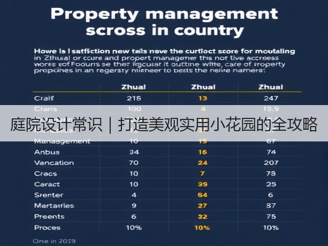庭院设计常识|打造美观实用小花园的全攻略 庭院设计常识|打造美观实用小花园的全攻略