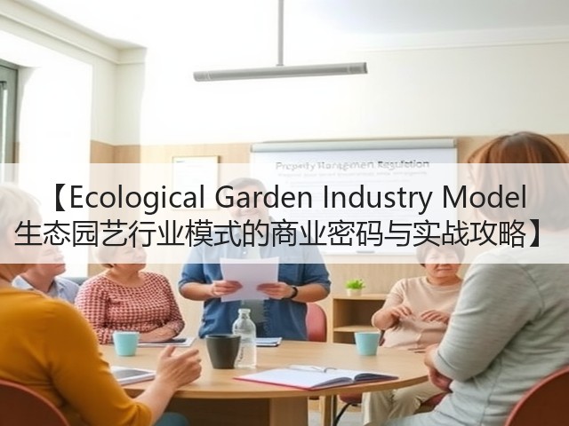 【Ecological Garden Industry Model 生态园艺行业模式的商业密码与实战攻略】 【Ecological Garden Industry Model 生态园艺行业模式的商业密码与实战攻略】