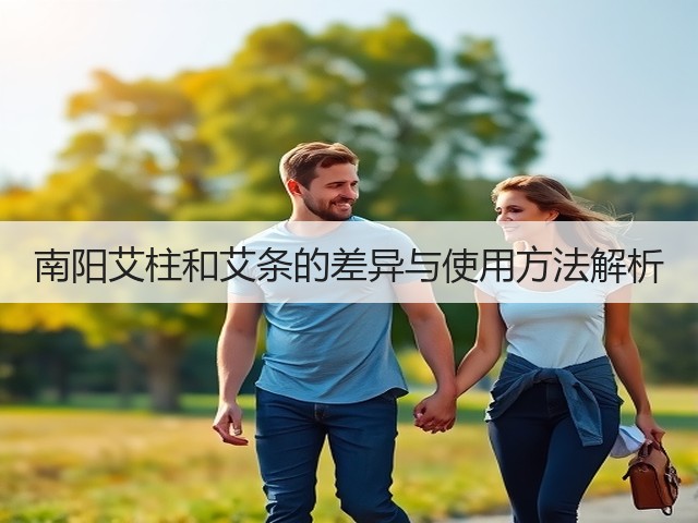 南阳艾柱和艾条的差异与使用方法解析