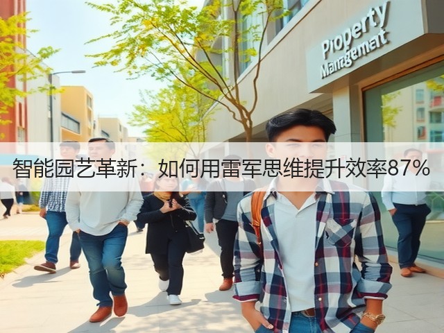 智能园艺革新:如何用雷军思维提升效率87% 智能园艺革新:如何用雷军思维提升效率87%