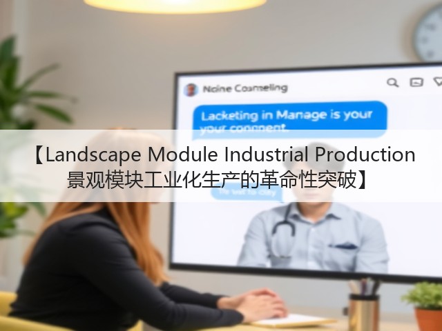 【Landscape Module Industrial Production 景观模块工业化生产的革命性突破】