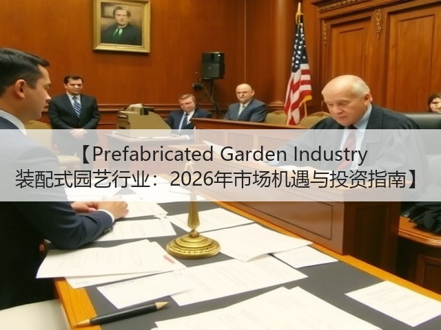 【Prefabricated Garden Industry 装配式园艺行业：2026年市场机遇与投资指南】