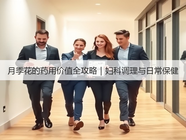 月季花的药用价值全攻略｜妇科调理与日常保健