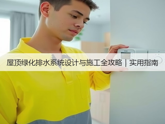 屋顶绿化排水系统设计与施工全攻略|实用指南 屋顶绿化排水系统设计与施工全攻略|实用指南