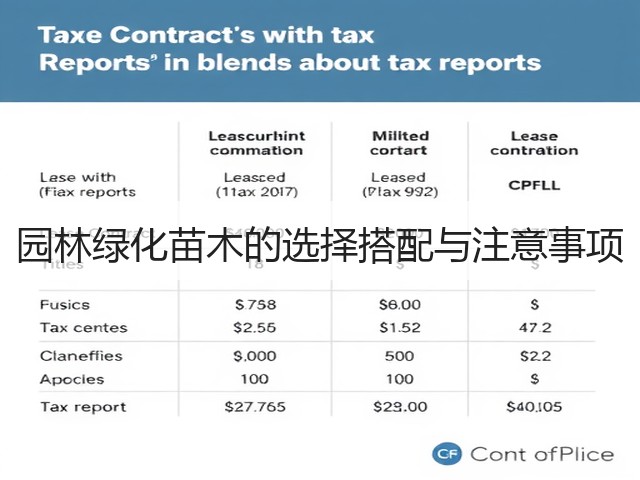 园林绿化苗木的选择搭配与注意事项 园林绿化苗木的选择搭配与注意事项