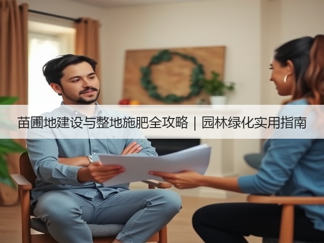 苗圃地建设与整地施肥全攻略｜园林绿化实用指南