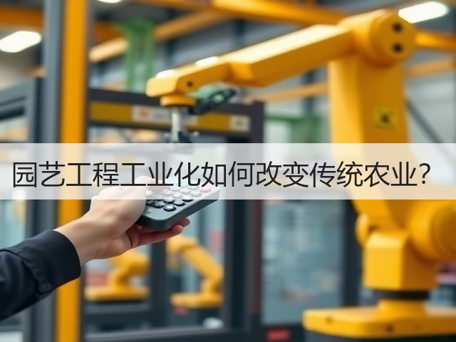 园艺工程工业化如何改变传统农业? 园艺工程工业化如何改变传统农业?