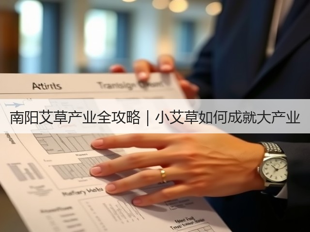 南阳艾草产业全攻略|小艾草如何成就大产业 南阳艾草产业全攻略|小艾草如何成就大产业