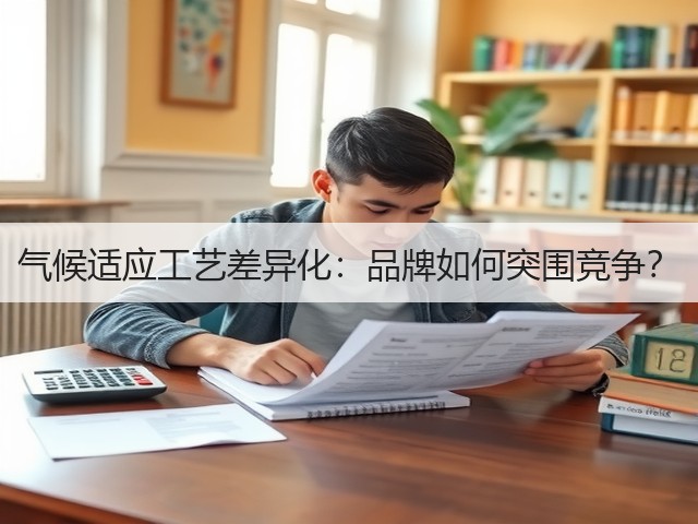 气候适应工艺差异化:品牌如何突围竞争? 气候适应工艺差异化:品牌如何突围竞争?