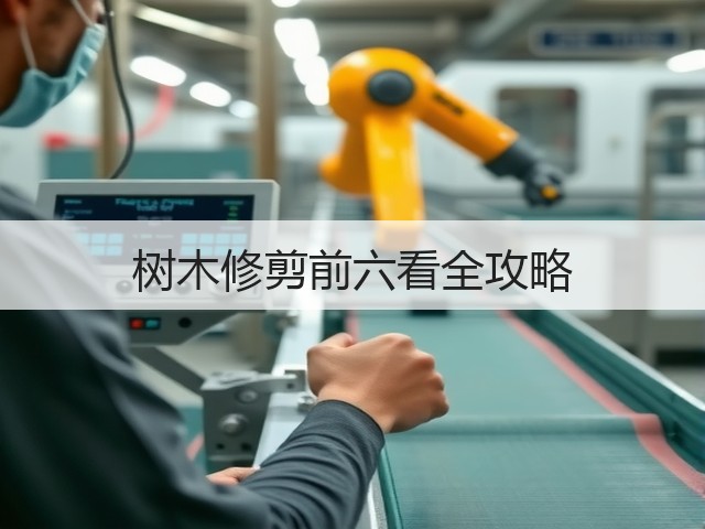 树木修剪前六看全攻略