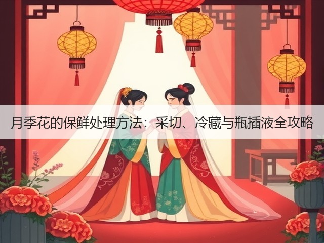 月季花的保鲜处理方法:采切、冷藏与瓶插液全攻略 月季花的保鲜处理方法:采切、冷藏与瓶插液全攻略
