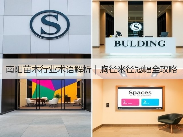 南阳苗木行业术语解析｜胸径米径冠幅全攻略