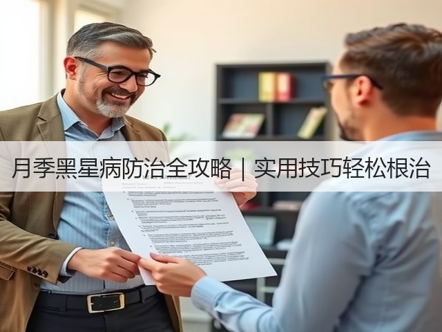 月季黑星病防治全攻略|实用技巧轻松根治 月季黑星病防治全攻略|实用技巧轻松根治