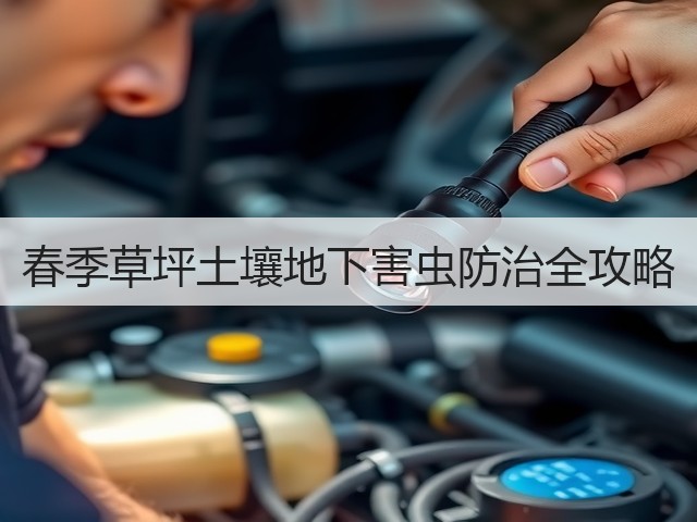 春季草坪土壤地下害虫防治全攻略