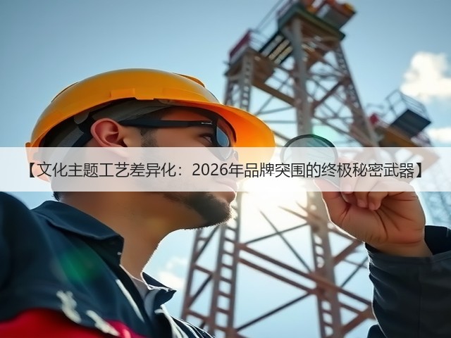 【文化主题工艺差异化:2026年品牌突围的终极秘密武器】 【文化主题工艺差异化:2026年品牌突围的终极秘密武器】
