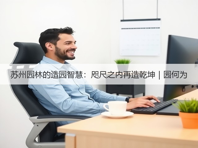 苏州园林的造园智慧：咫尺之内再造乾坤｜园何为