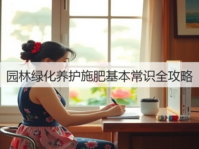 园林绿化养护施肥基本常识全攻略